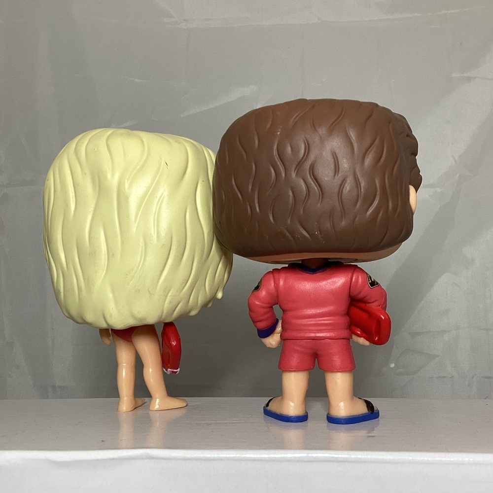 BayWatch Mitch Buchannon and CJ Parker Funko Pop - Picture 2 of 4